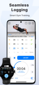اسکرین شات 2 برنامه JEFIT Gym Workout Tracker