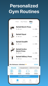اسکرین شات 5 برنامه JEFIT Gym Workout Plan Tracker