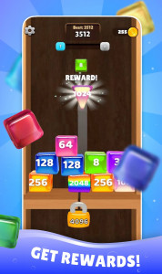 اسکرین شات 3 بازی Jelly Cubes 2048: Logic Puzzle