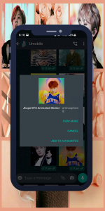 اسکرین شات برنامه Jhope BTS Animated WASticker 1