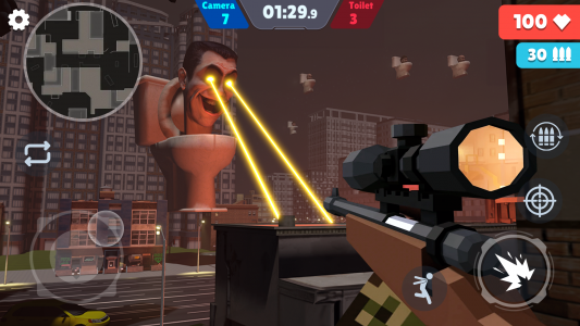 اسکرین شات بازی Toilet Shooter: Skibi & Kamera 4
