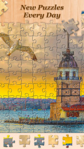 اسکرین شات 5 برنامه Super Jigsaw - HD Puzzle Games