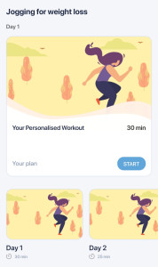 اسکرین شات 6 برنامه Jogging for weight loss