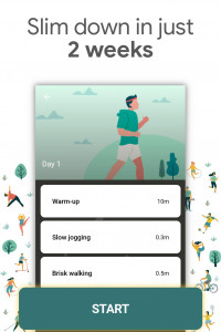 اسکرین شات برنامه Jogging for weight loss 1