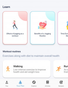 اسکرین شات برنامه Jogging for weight loss 5
