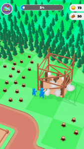 اسکرین شات بازی Join Lumberjack: Craft & Build 2