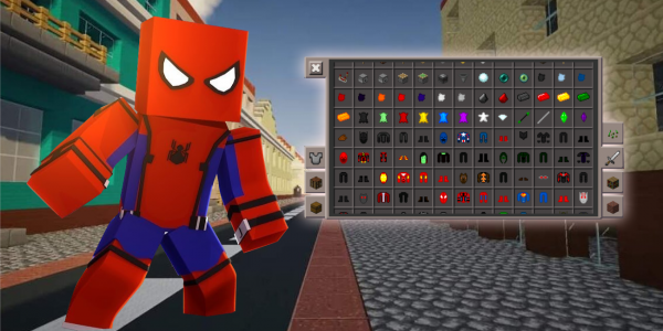 اسکرین شات برنامه Superhero Mods for Minecraft 1