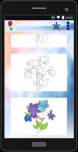 اسکرین شات برنامه آموزش گام به گام رسم گل‌های زیبا 5