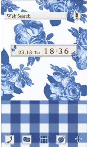 اسکرین شات برنامه BlueGingham and Rose 1