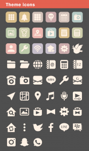 اسکرین شات برنامه Colorful Icons Theme +HOME 4