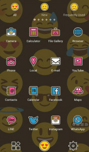 اسکرین شات برنامه Emoji Party +HOME Theme 3
