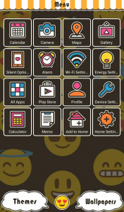 اسکرین شات برنامه Emoji Party +HOME Theme 2