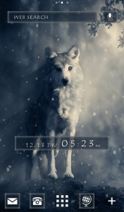 اسکرین شات برنامه Fantasy Wolf Theme 5