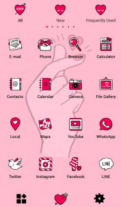 اسکرین شات 3 برنامه Heart Snap Theme