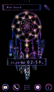اسکرین شات 1 برنامه Galaxy Dreamcatcher Theme