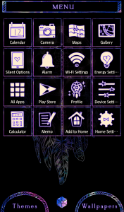 اسکرین شات برنامه Galaxy Dreamcatcher Theme 3