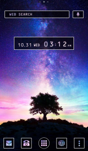 اسکرین شات برنامه Galaxy Tree Theme 5