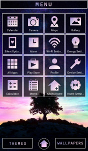 اسکرین شات برنامه Galaxy Tree Theme 2