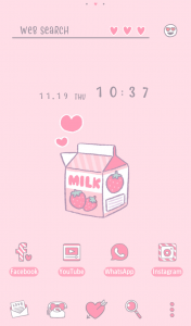 اسکرین شات 5 برنامه Hearty Milk Theme +HOME