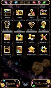 اسکرین شات 2 برنامه -Jewel Galaxy- Theme +HOME