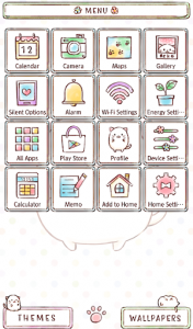 اسکرین شات برنامه Cute Wallpaper Roly Poly Cats Theme 2