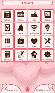 اسکرین شات 2 برنامه Marshmallow Hearts +HOME Theme