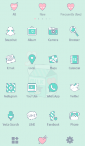 اسکرین شات برنامه Pastel Milk Theme +HOME 3