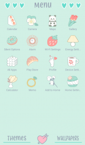 اسکرین شات برنامه Pastel Milk Theme +HOME 2