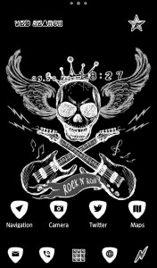 اسکرین شات برنامه Skull Wallpaper Rock 'n Roll 2