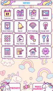اسکرین شات برنامه Cute Wallpaper Endearing UnicornsTheme 2