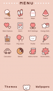 اسکرین شات 2 برنامه Bubble Tea Bear Theme +HOME