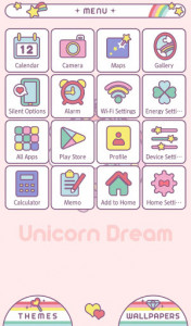اسکرین شات برنامه Wallpaper Unicorn Dream Theme 2