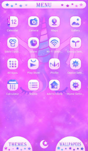 اسکرین شات برنامه Dreamy Wallpaper Unicorn Silhouette Theme 2