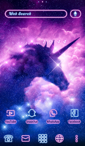 اسکرین شات برنامه Unicorn Sparkle Theme 5