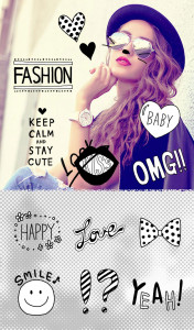 اسکرین شات برنامه Stamp: Black & White Stylish 1