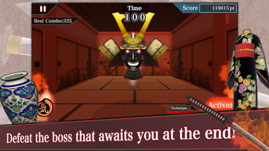 اسکرین شات بازی Samurai Sword 4