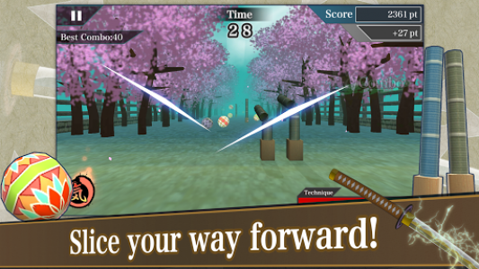 اسکرین شات بازی Samurai Sword 2