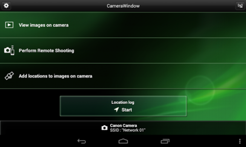 اسکرین شات برنامه Canon CameraWindow 5