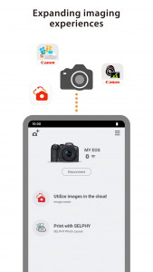 اسکرین شات برنامه Canon Camera Connect 4