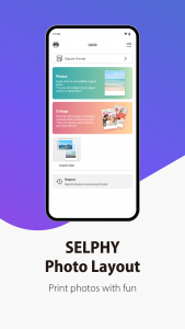 اسکرین شات 2 برنامه SELPHY Photo Layout