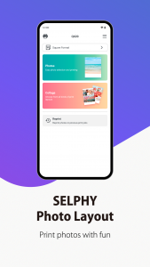 اسکرین شات برنامه SELPHY Photo Layout 2