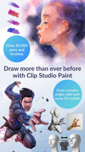 اسکرین شات برنامه Clip Studio Paint 3