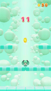 اسکرین شات بازی Hatsune Miku Amiguru Jump 2