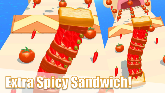 اسکرین شات 3 بازی Sandwich Runner