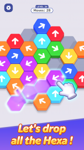اسکرین شات 1 بازی Hexa Away