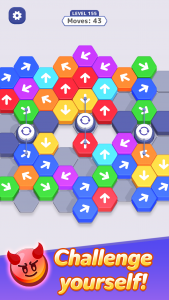 اسکرین شات 3 بازی Hexa Away