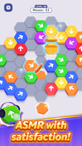 اسکرین شات 2 بازی Hexa Away