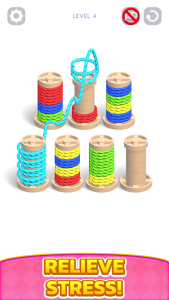 اسکرین شات 2 بازی Rope Color Match 3D