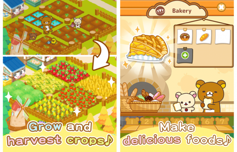 اسکرین شات بازی Rilakkuma Farm Games 5