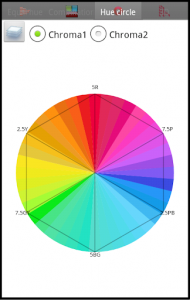 اسکرین شات برنامه Munsell color chart 3